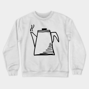 Retro Kettle Design Crewneck Sweatshirt